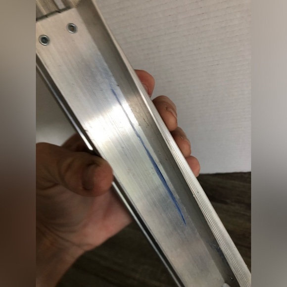 Vtg Silver Aluminum Table Top Folding Artists Easel - Picture 3 of 12